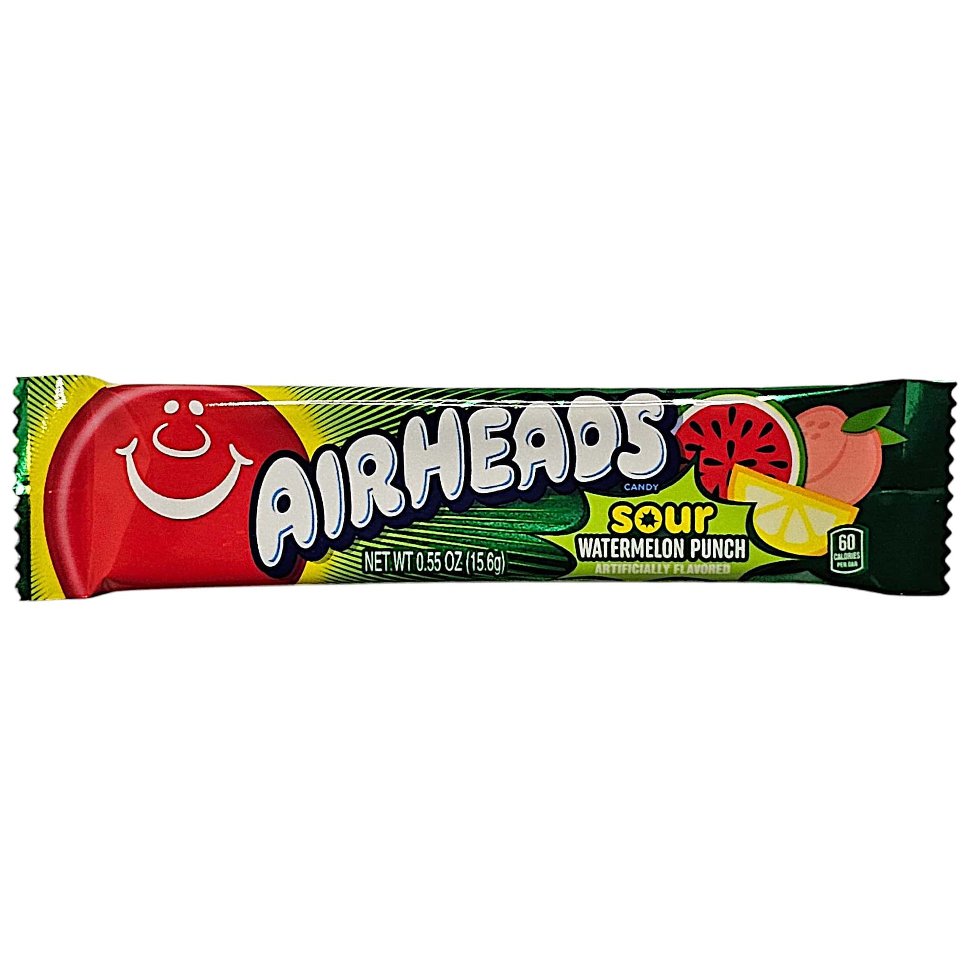 Airheads Sour Watermelon Punch, Close Up, Bovenkant