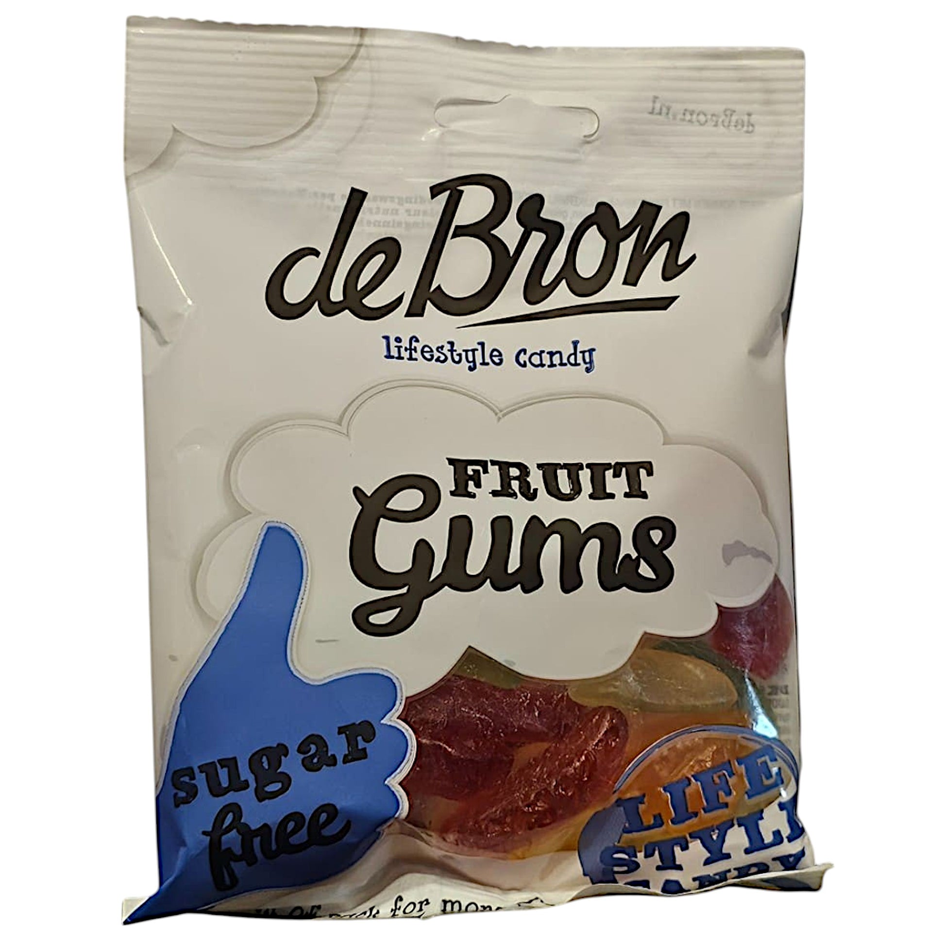 Fruit Gums de Bron, Close Up, Voorkant