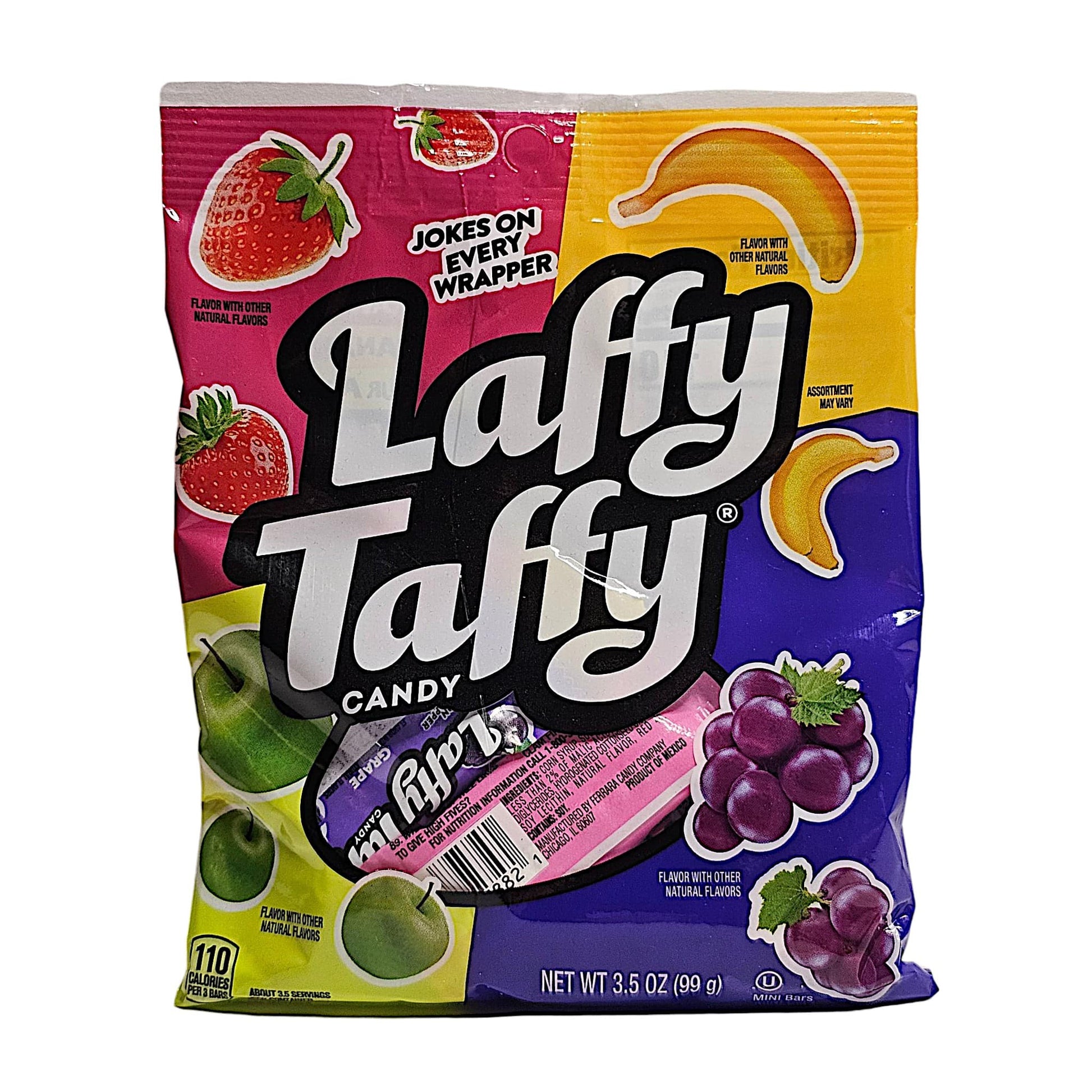 Laffy Taffy Zakje, Close Up, Voorkant