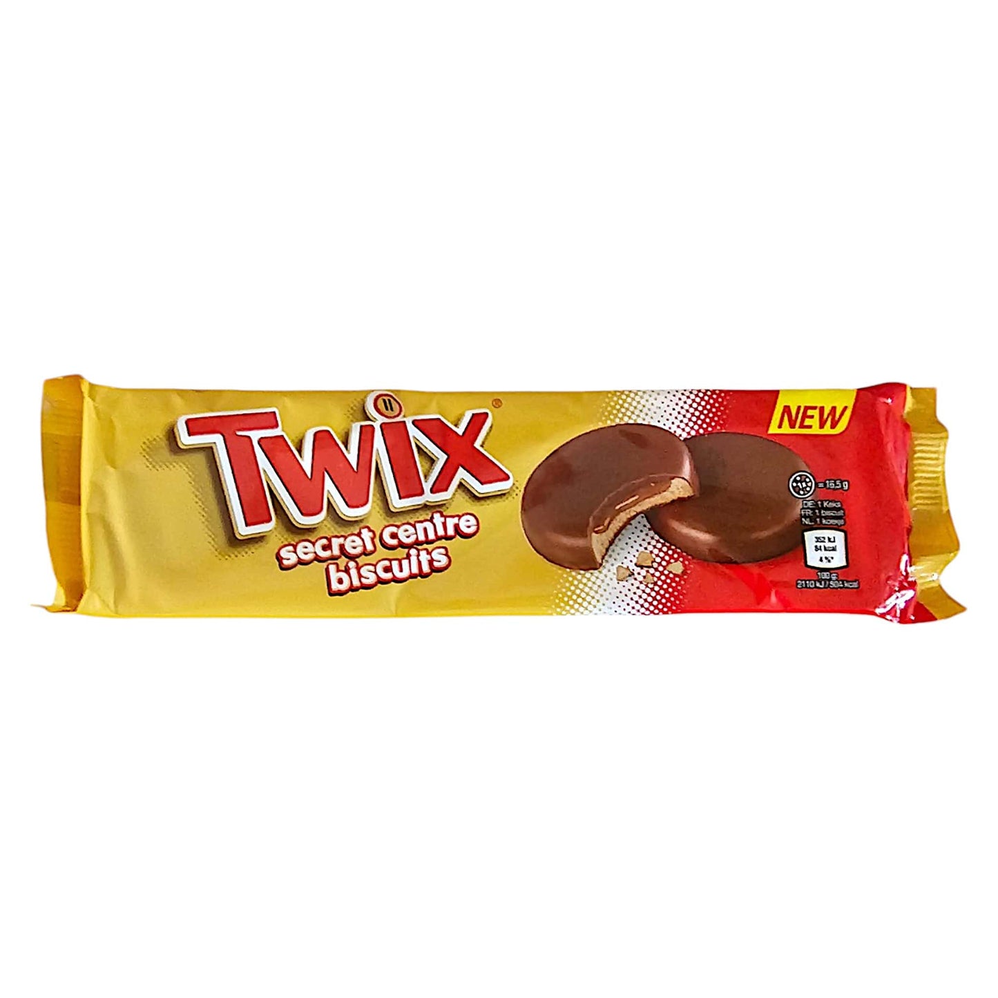 Twix Cecret Centre Biscuits - Twix Koekjes, Close Up, Bovenkant